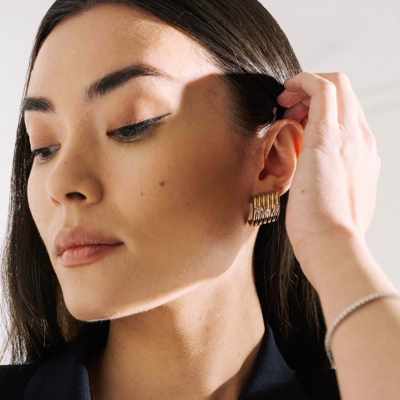The Gold Sienna Earrings
