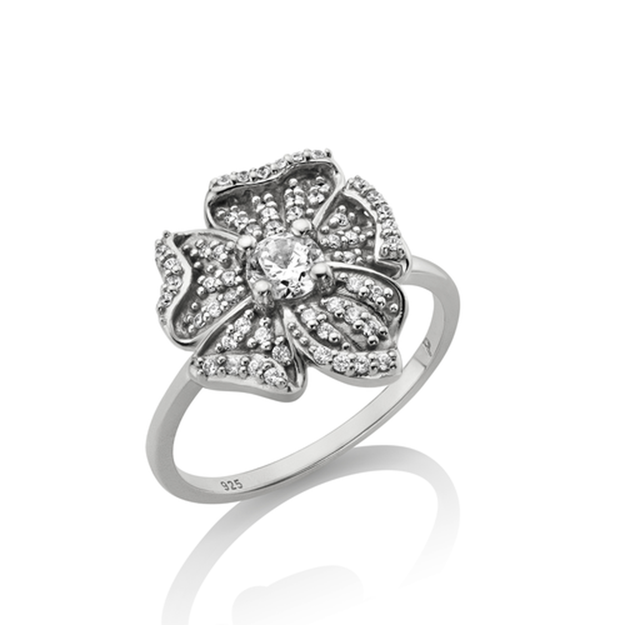 The Silver In Bloom Ring