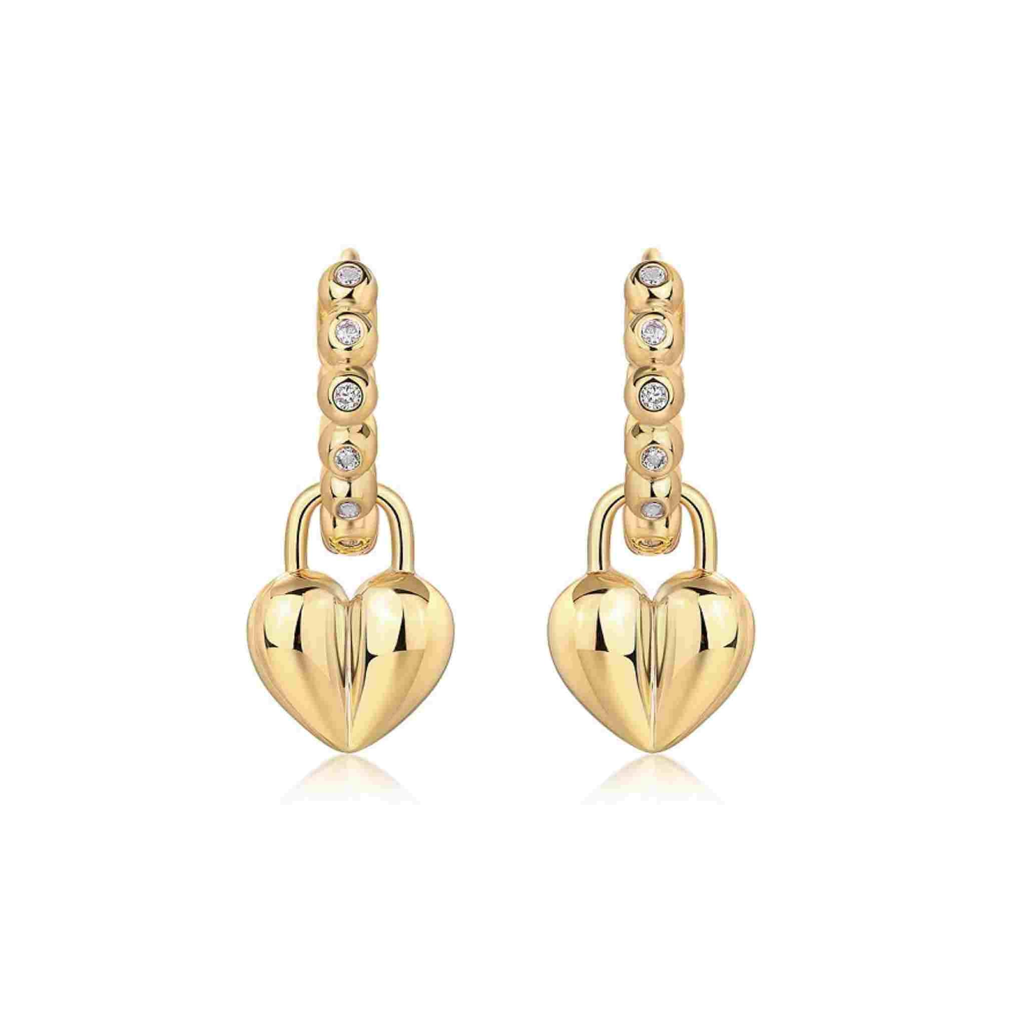 The Puffed Heart Earrings