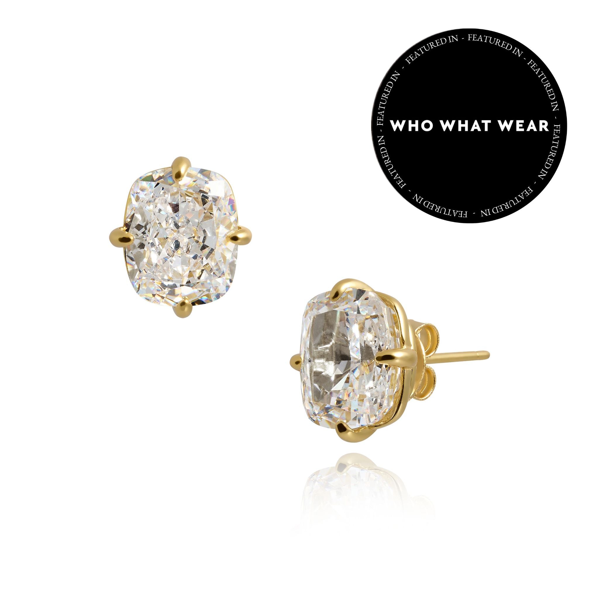 The Gold Sophia Sapphire Earrings